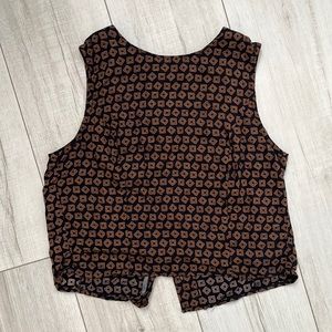 Express cropped tank top